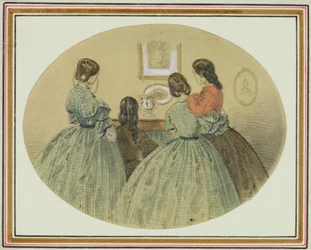Figuren Rond een Piano